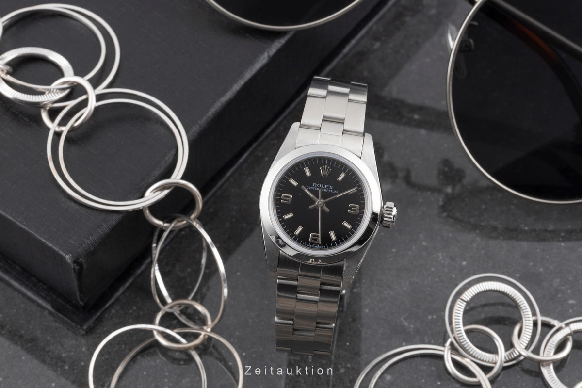 Rolex Oyster Perpetual acero automático reloj para damas  67180  [2605840]