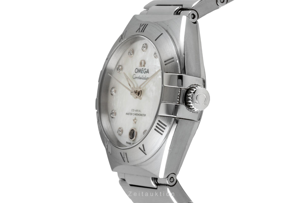 Omega Constellation acier automatique montre pour femmes 131.10.29.20.55.001 LP: 8600EUR  [2605844]