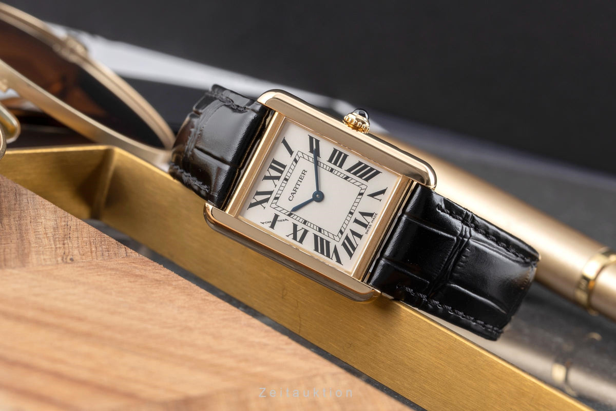 Cartier Tank 18 ct gold quartz women's watch W1018755  [2605847]