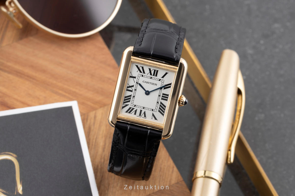 Cartier Tank 18 ct gold quartz women's watch W1018755  [2605847]