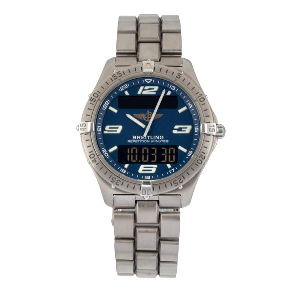 Breitling Aerospace Repetition Minutes Blue Dial Titanium Herrenuhr Ref. E65062 [2605851]