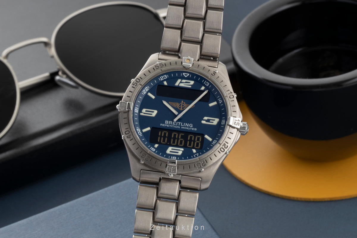 Breitling Aerospace Repetition Minutes Blue Dial Titanium Herrenuhr Ref. E65062 [2605851]