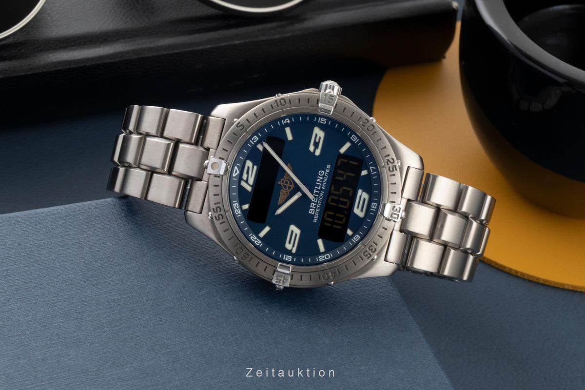Breitling Aerospace Repetition Minutes Blue Dial Titanium Herrenuhr Ref. E65062 [2605851]