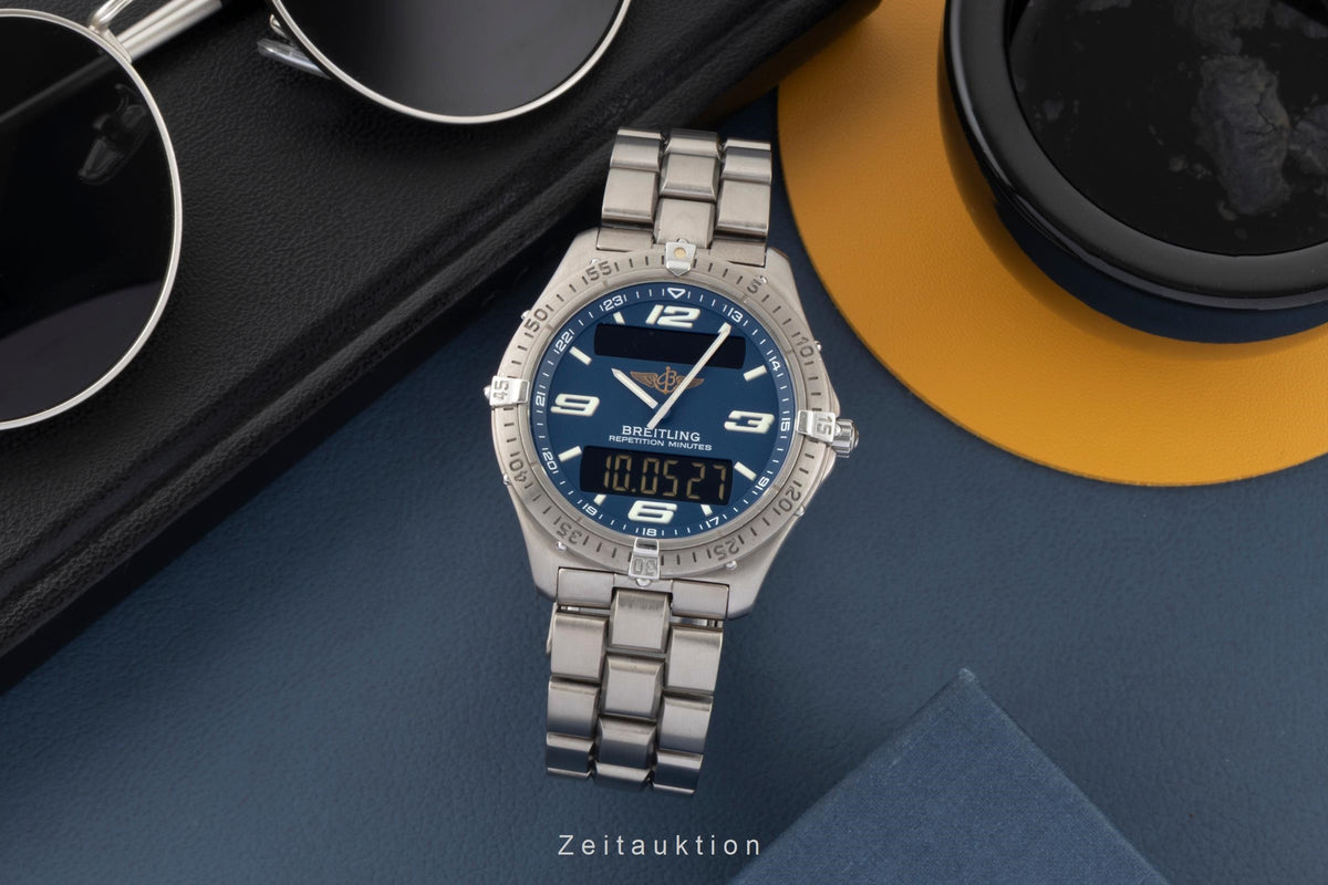 Breitling Aerospace Repetition Minutes Blue Dial Titanium Herrenuhr Ref. E65062 [2605851]