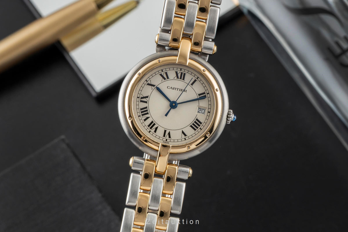 Cartier Panthere steel / gold quartz women's watch 83084242  [2605855]
