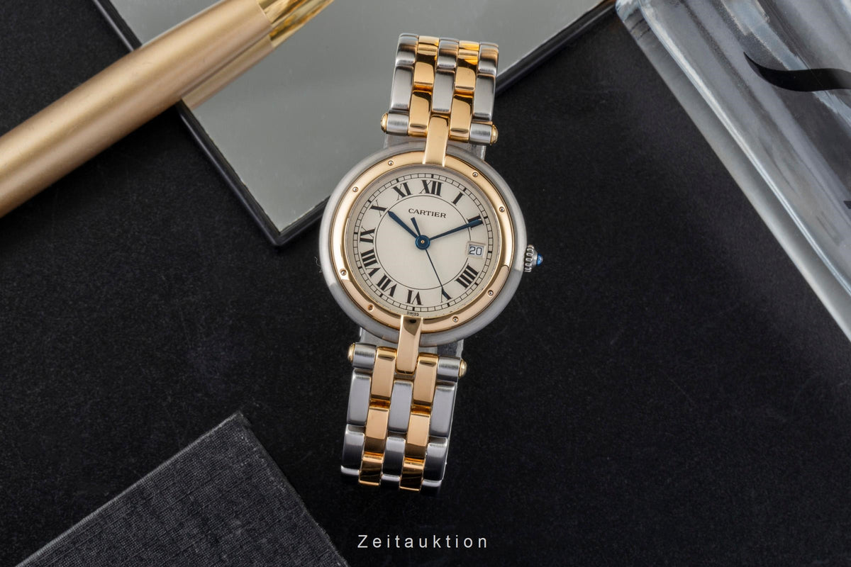 Cartier Panthere steel / gold quartz women's watch 83084242  [2605855]