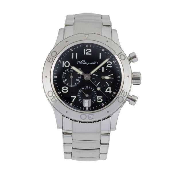 Breguet Type XX chronograph steel automatic men's watch 3820  [2605857]