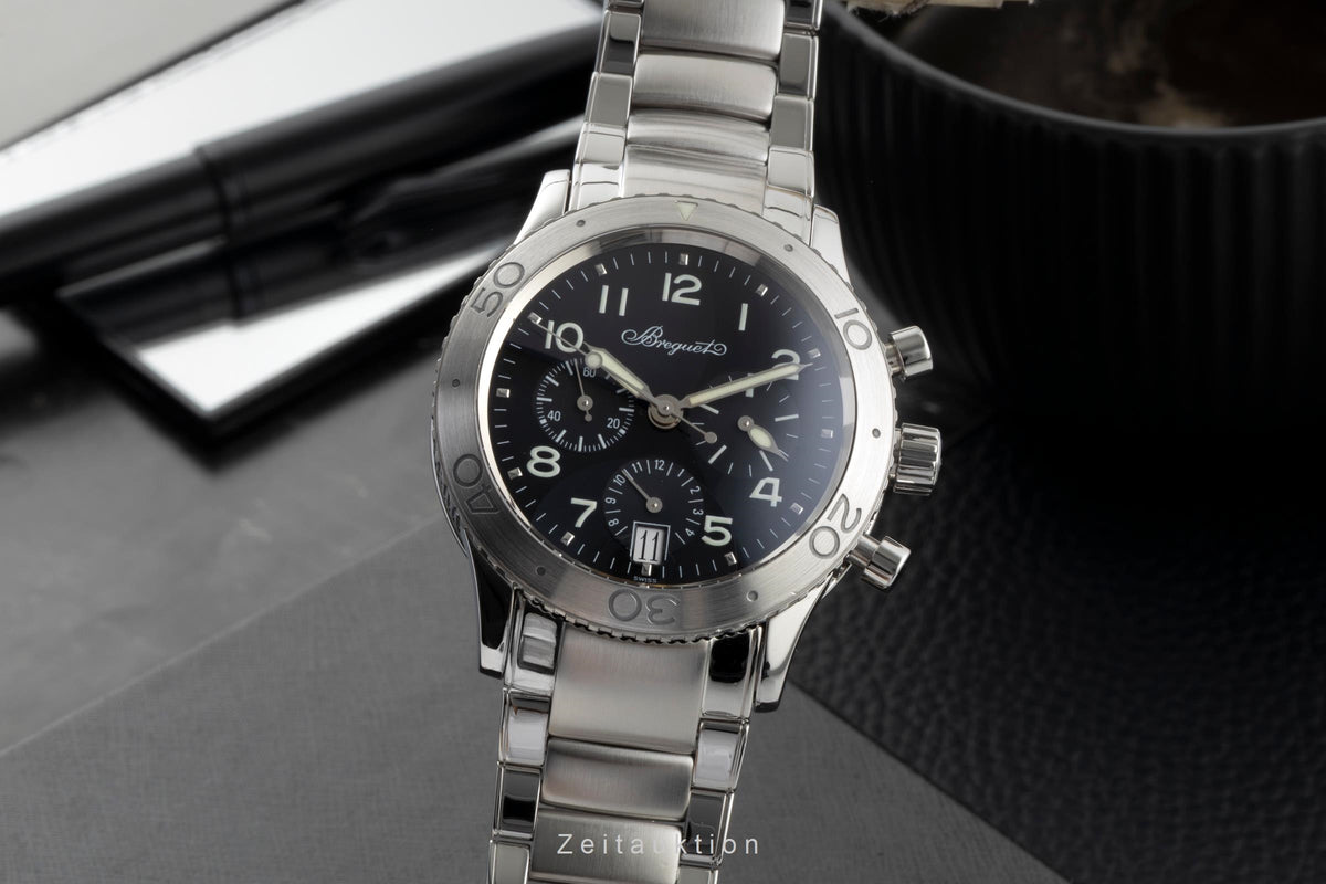 Breguet Type XX chronograph steel automatic men's watch 3820  [2605857]
