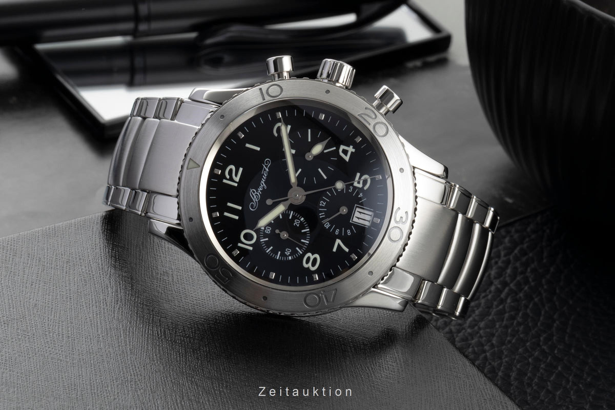 Breguet Type XX chronograph steel automatic men's watch 3820  [2605857]