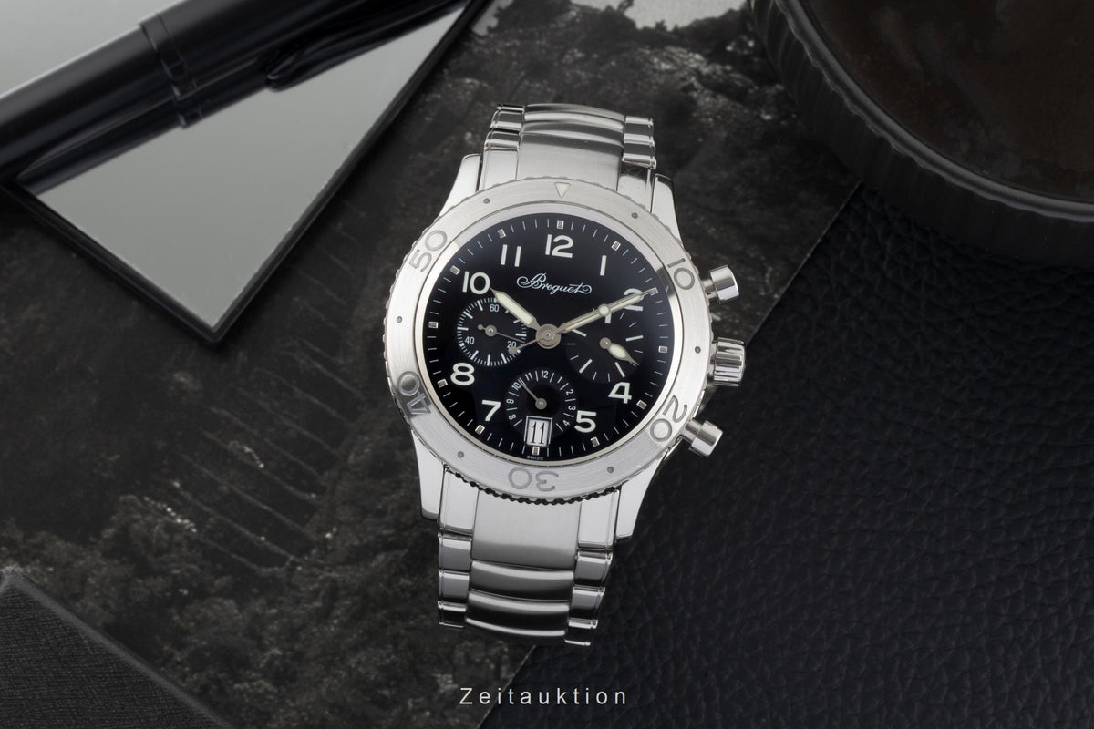 Breguet Type XX chronograph steel automatic men's watch 3820  [2605857]