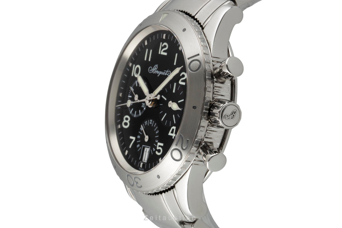 Breguet Type XX chronograph steel automatic men's watch 3820  [2605857]