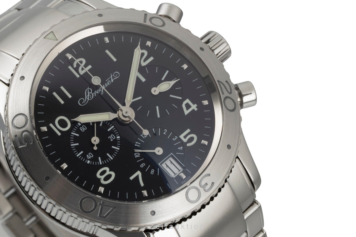 Breguet Type XX chronograph steel automatic men's watch 3820  [2605857]