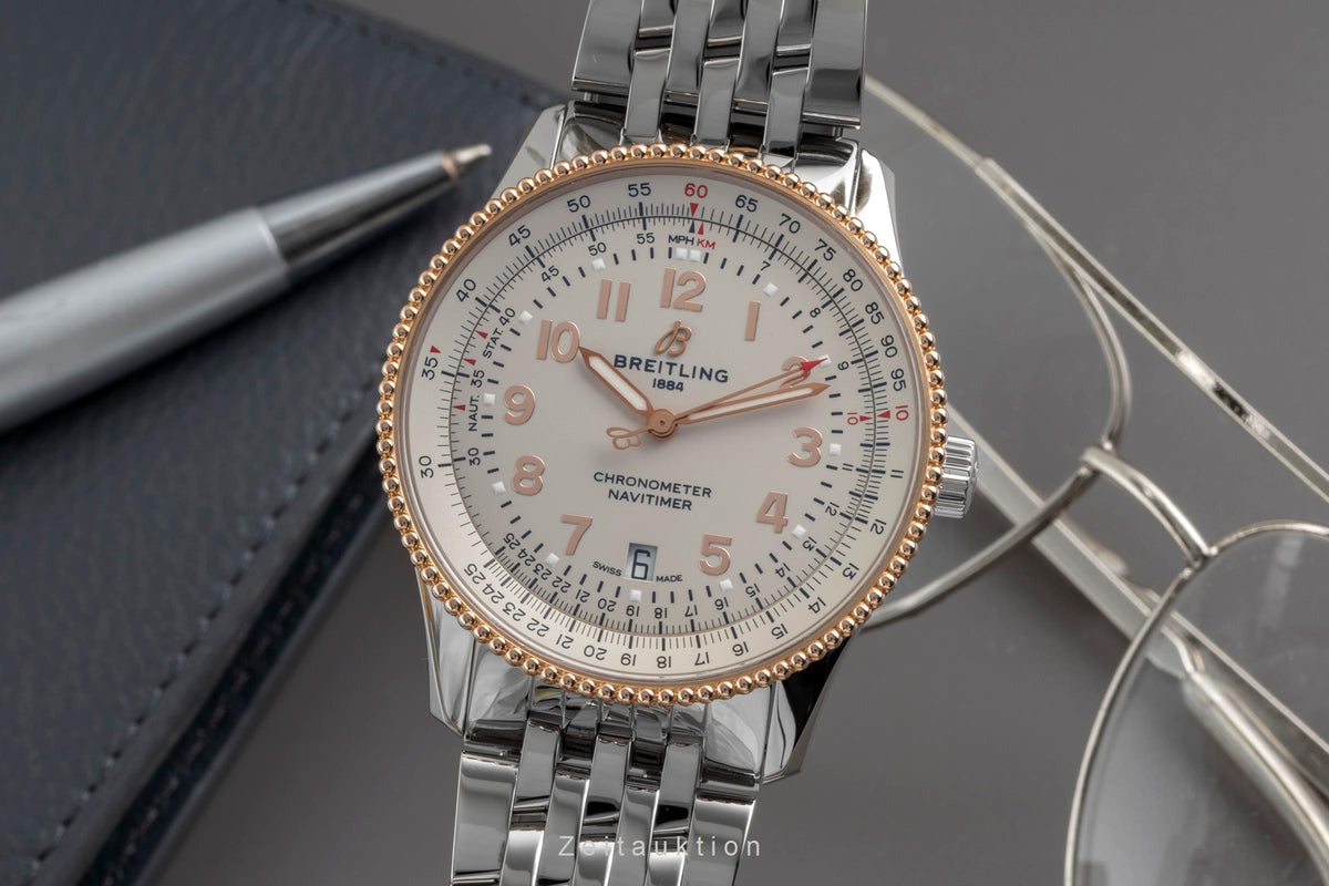 Breitling Navitimer steel / gold automatic men's watch U17326  [2605858]