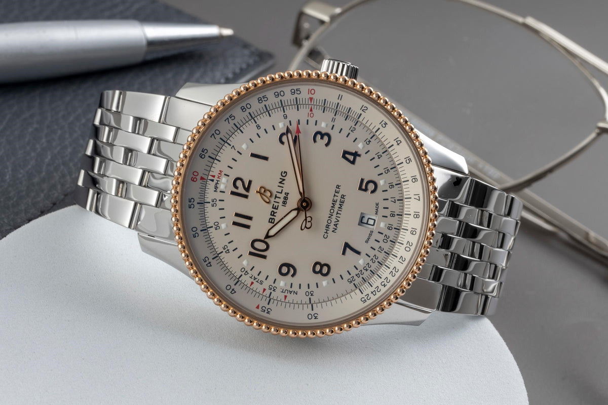 Breitling Navitimer steel / gold automatic men's watch U17326  [2605858]