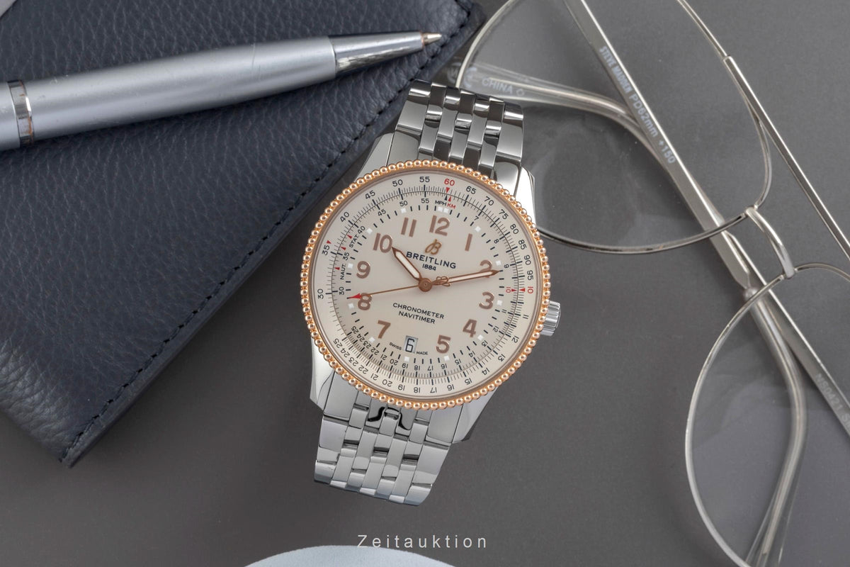 Breitling Navitimer steel / gold automatic men's watch U17326  [2605858]