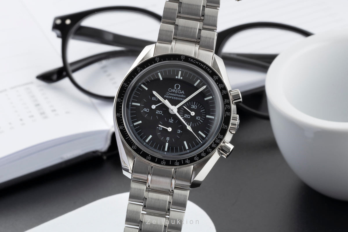 Omega Speedmaster Moonwatch chronographe acier à remontage manuel montre pour hommes 145.0022  [2605859]