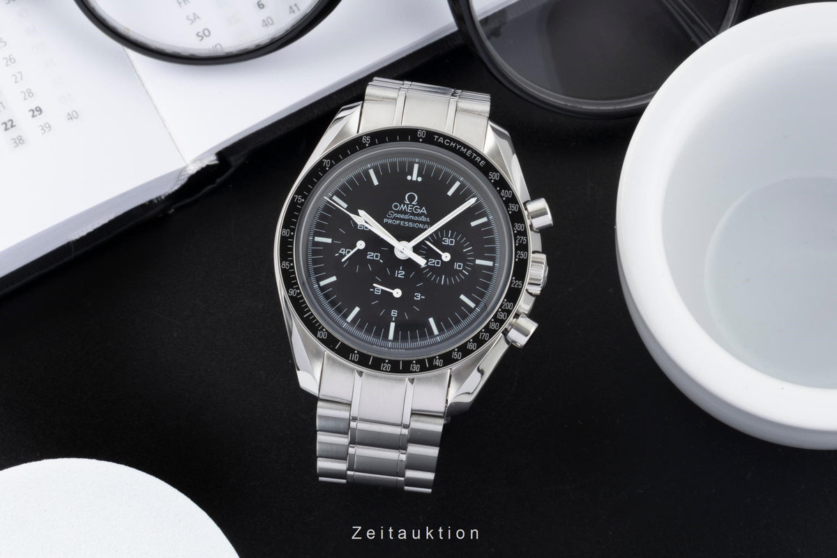 Omega Speedmaster Moonwatch chronographe acier à remontage manuel montre pour hommes 145.0022  [2605859]