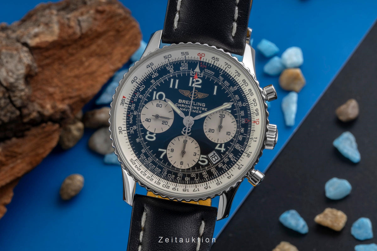 Breitling Navitimer chronograph steel automatic men's watch A23322  [2605860]