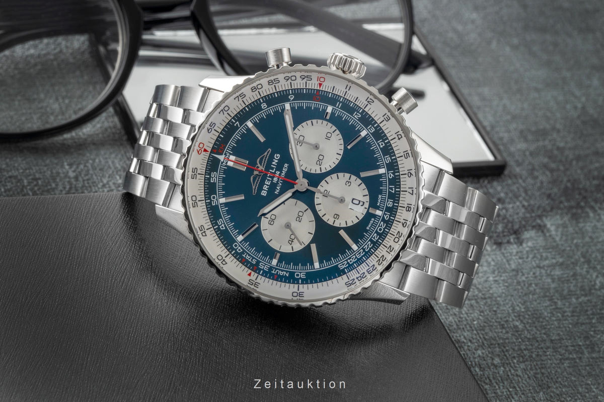 Breitling Navitimer chronograph steel automatic men's watch AB0137211C1A1 LP: 9850EUR  [2605863]