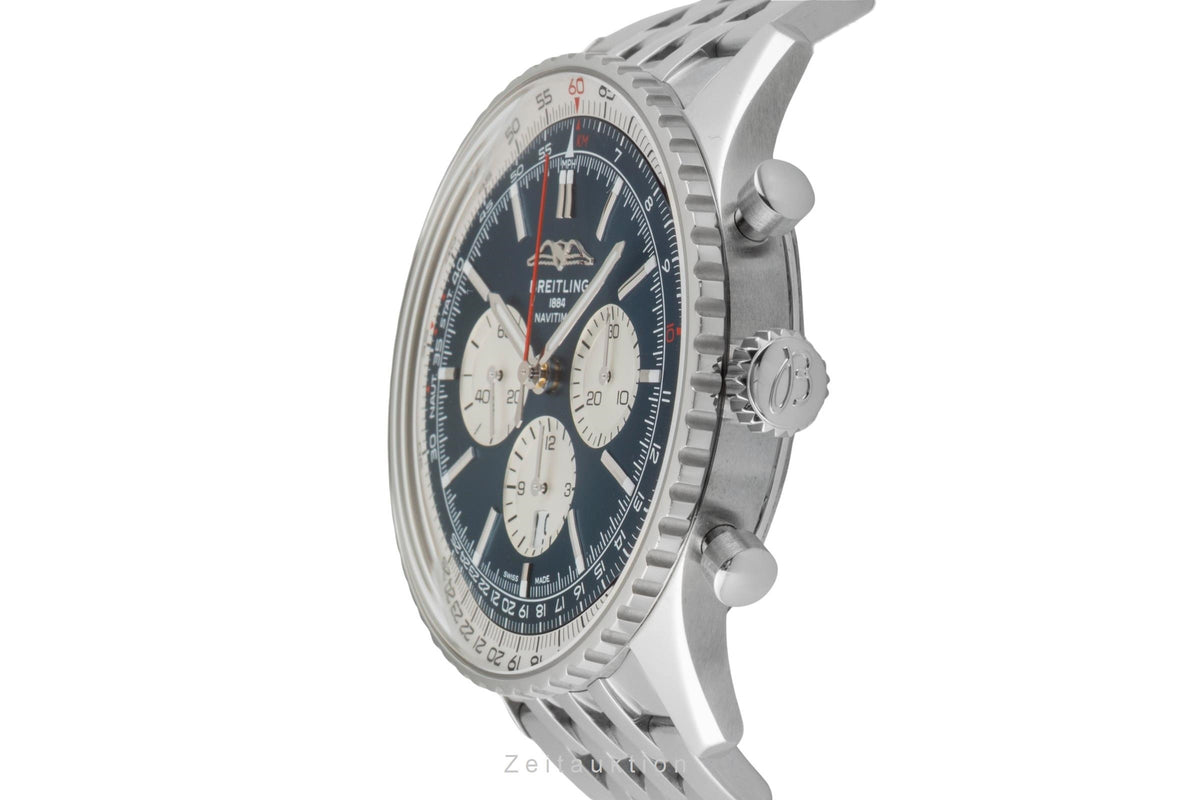 Breitling Navitimer chronograph steel automatic men's watch AB0137211C1A1 LP: 9850EUR  [2605863]