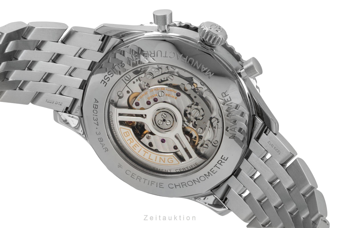 Breitling Navitimer chronograph steel automatic men's watch AB0137211C1A1 LP: 9850EUR  [2605863]