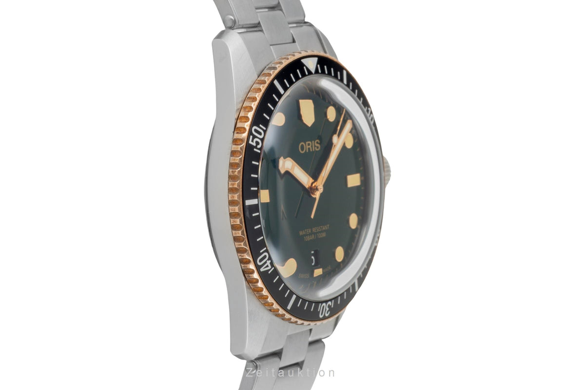 Oris Divers steel / bronze automatic men's watch 01 733 7707 4357-07 8 20 18 LP: 2650EUR  [2605865]