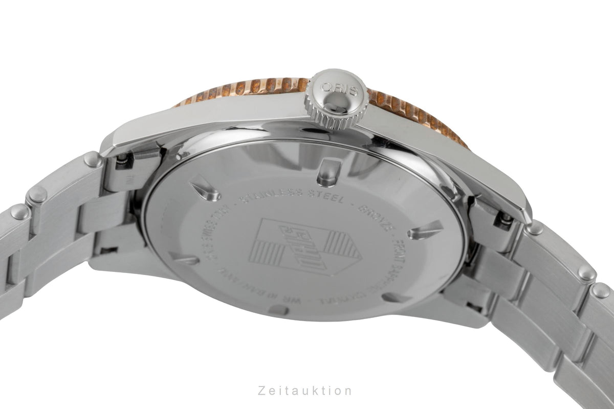 Oris Divers steel / bronze automatic men's watch 01 733 7707 4357-07 8 20 18 LP: 2650EUR  [2605865]