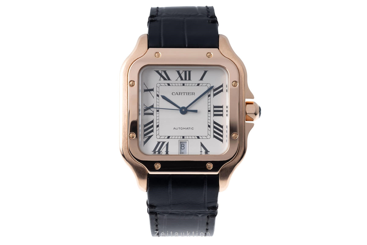 Cartier Santos 18 ct red gold automatic men's watch WGSA0019 LP: 24400EUR  [2605866]