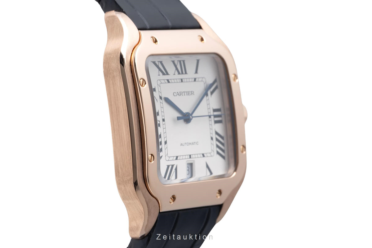 Cartier Santos 18 ct red gold automatic men's watch WGSA0019 LP: 24400EUR  [2605866]
