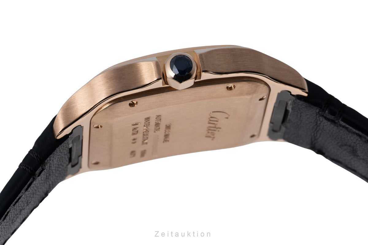 Cartier Santos 18 ct red gold automatic men's watch WGSA0019 LP: 24400EUR  [2605866]