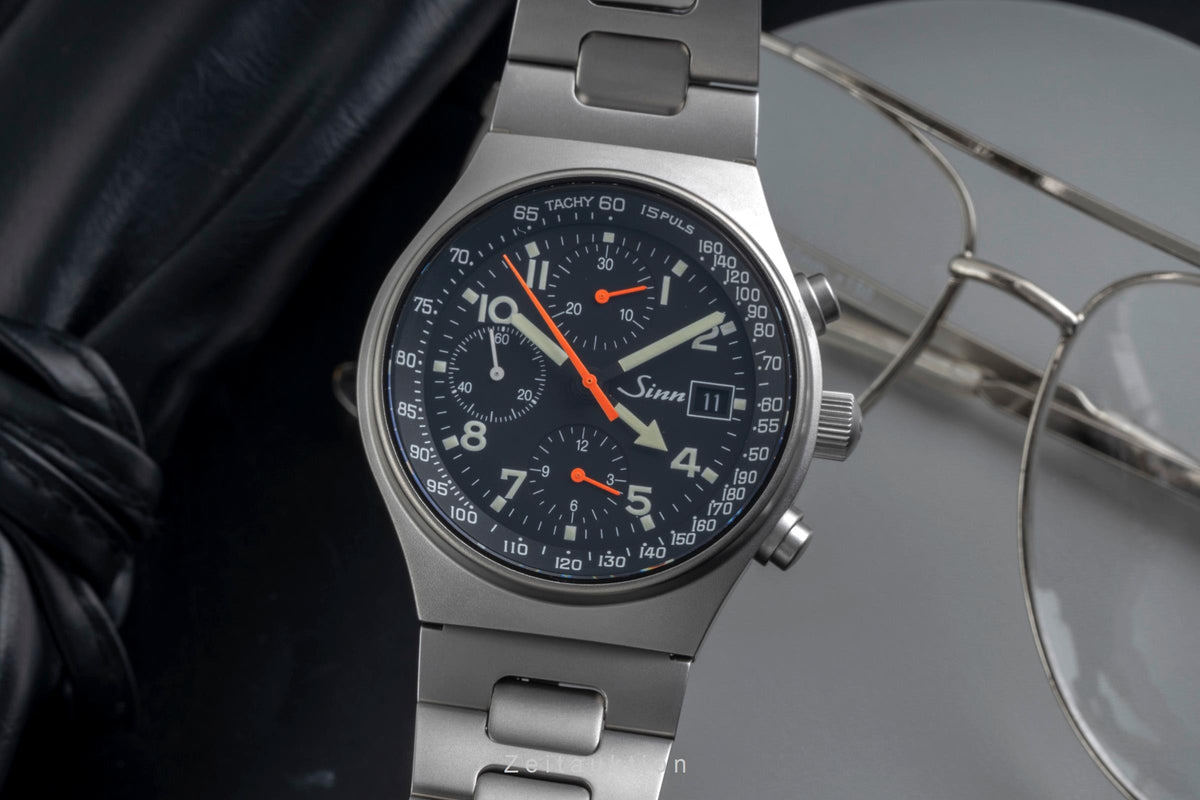 Sinn 144 cronografo acciaio automatismo orologio da uomo 144.060  [2605871]