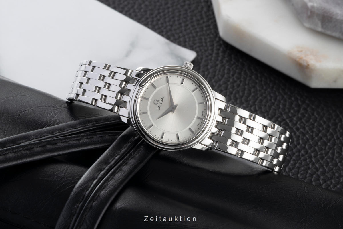 Omega De Ville acero cuarzo reloj para damas  4580.31.00,  595.1050  [2605872]