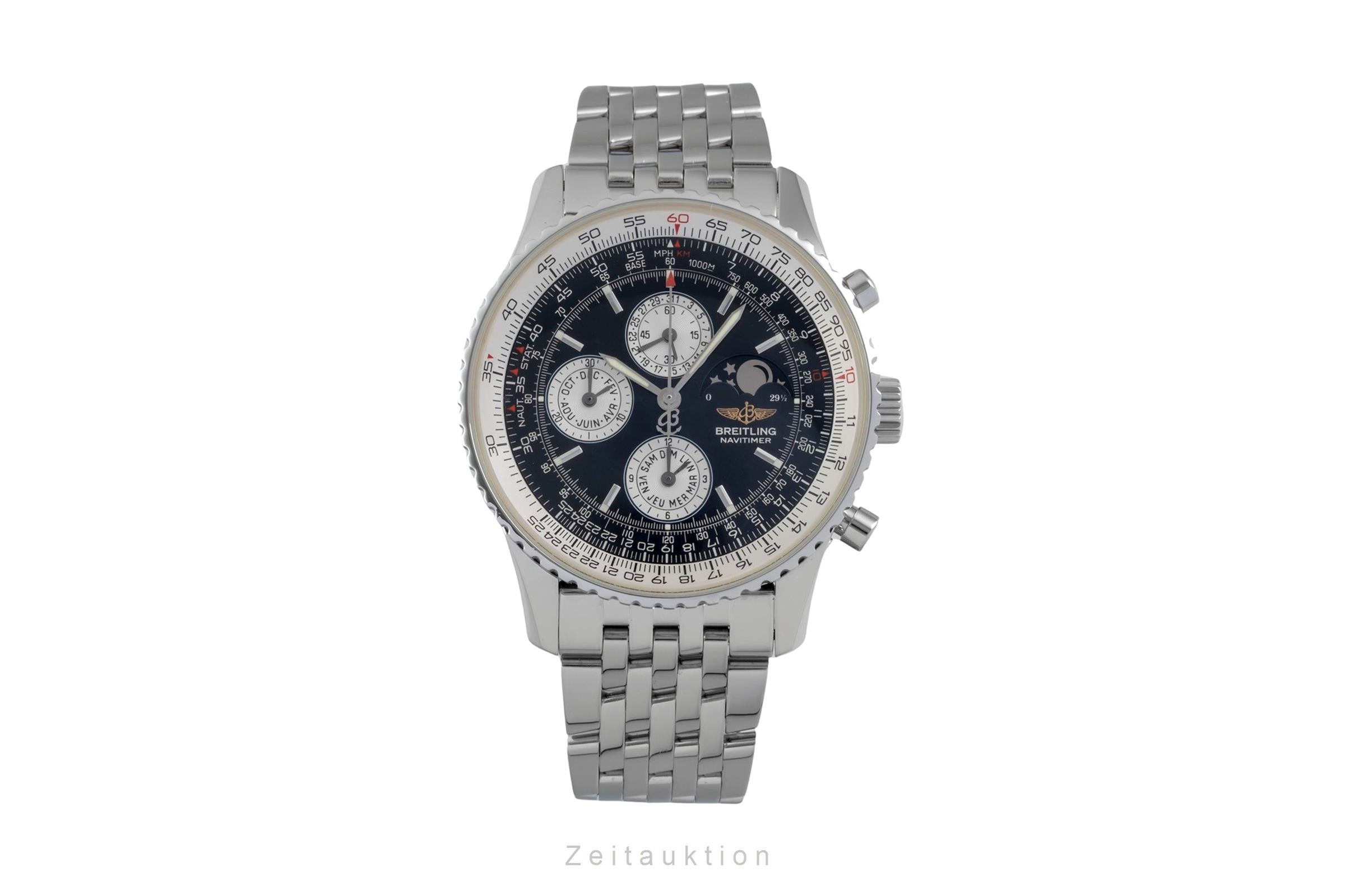 Breitling Navitimer chronograph steel automatic Kal. B19 Ref