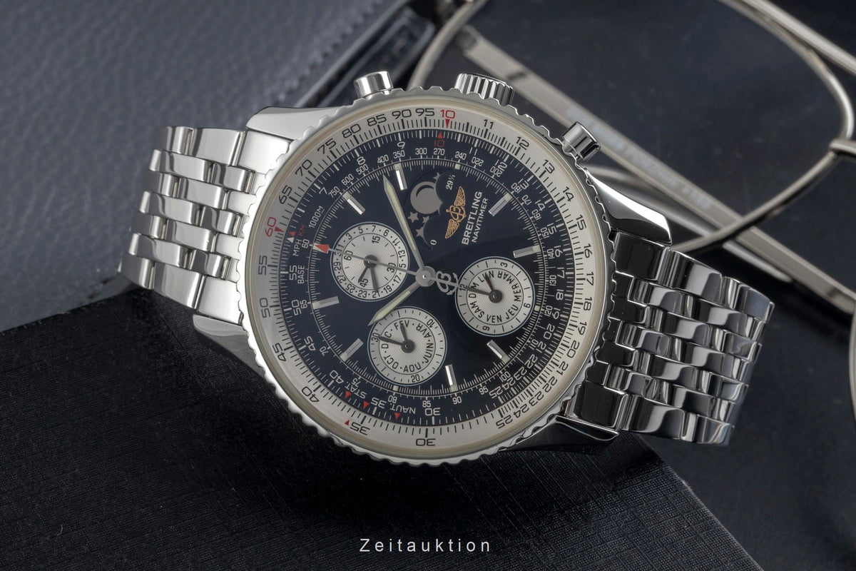 Breitling Navitimer chronograph steel automatic men's watch A19340-015  [2605877]