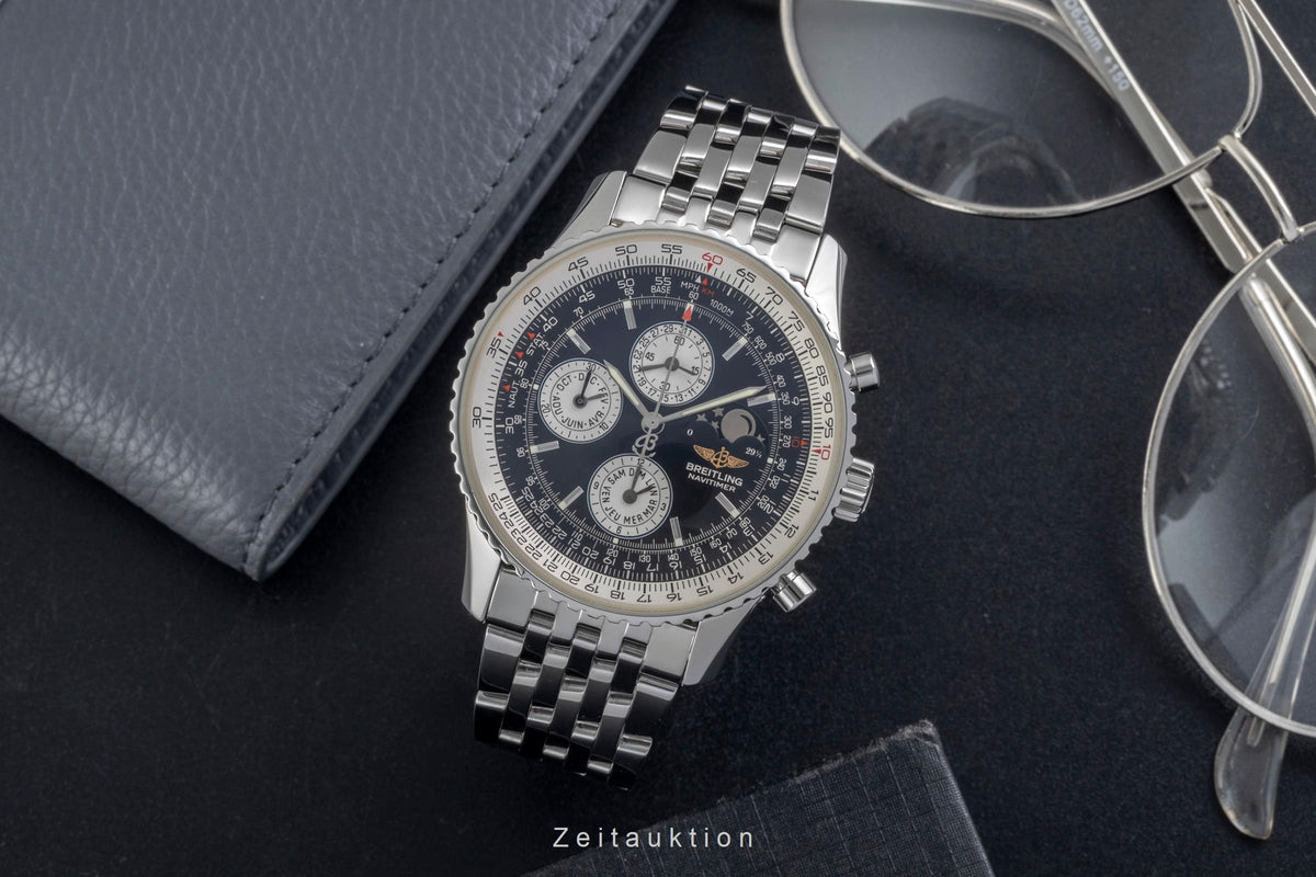 Breitling Navitimer chronograph steel automatic men's watch A19340-015  [2605877]