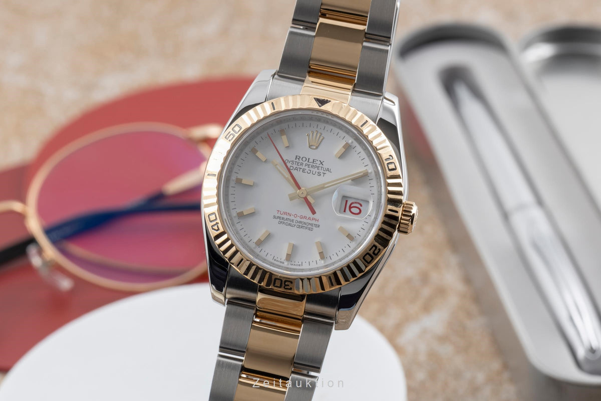 Rolex Datejust steel / gold automatic men's watch 116263  [2605878]