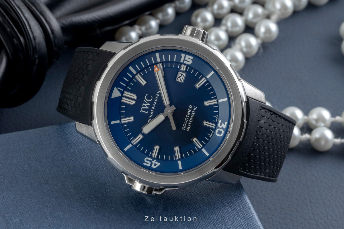 IWC Aquatimer acciaio automatismo orologio da uomo IW329005 LP: 5600EUR  [2605879]
