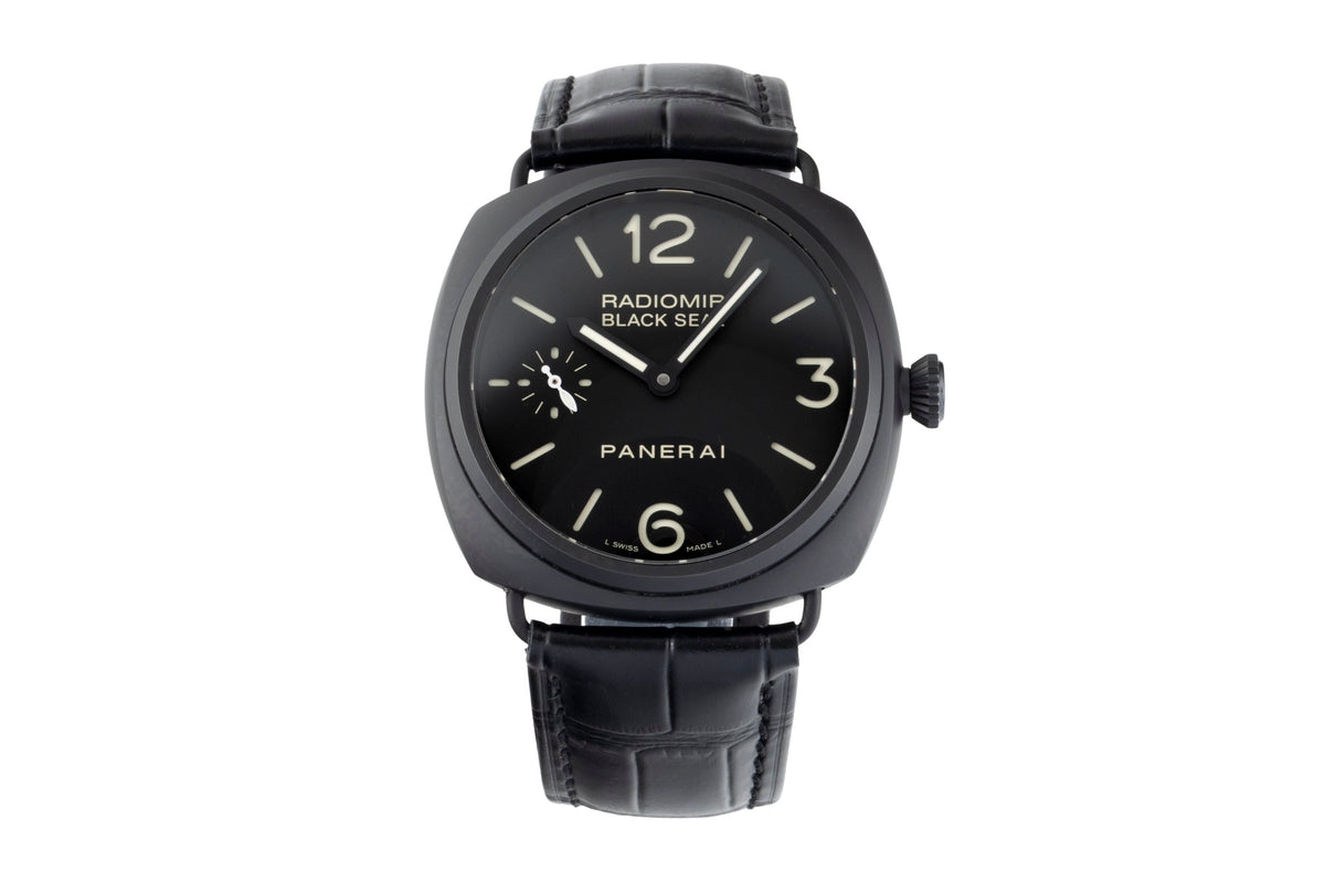 Panerai Black Seal ceramic / steel manual winding men's watch PAM00292  [2605883]
