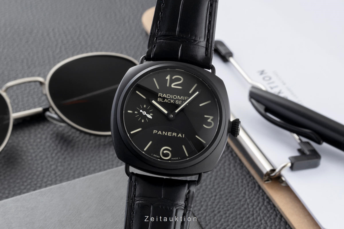 Panerai Black Seal cerámica / acero cuerda manual reloj para caballeros PAM00292  [2605883]