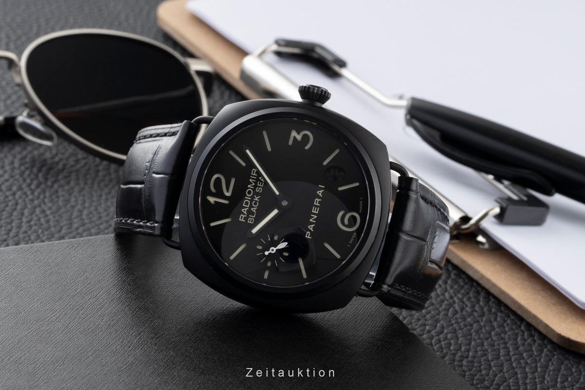 Panerai Black Seal cerámica / acero cuerda manual reloj para caballeros PAM00292  [2605883]