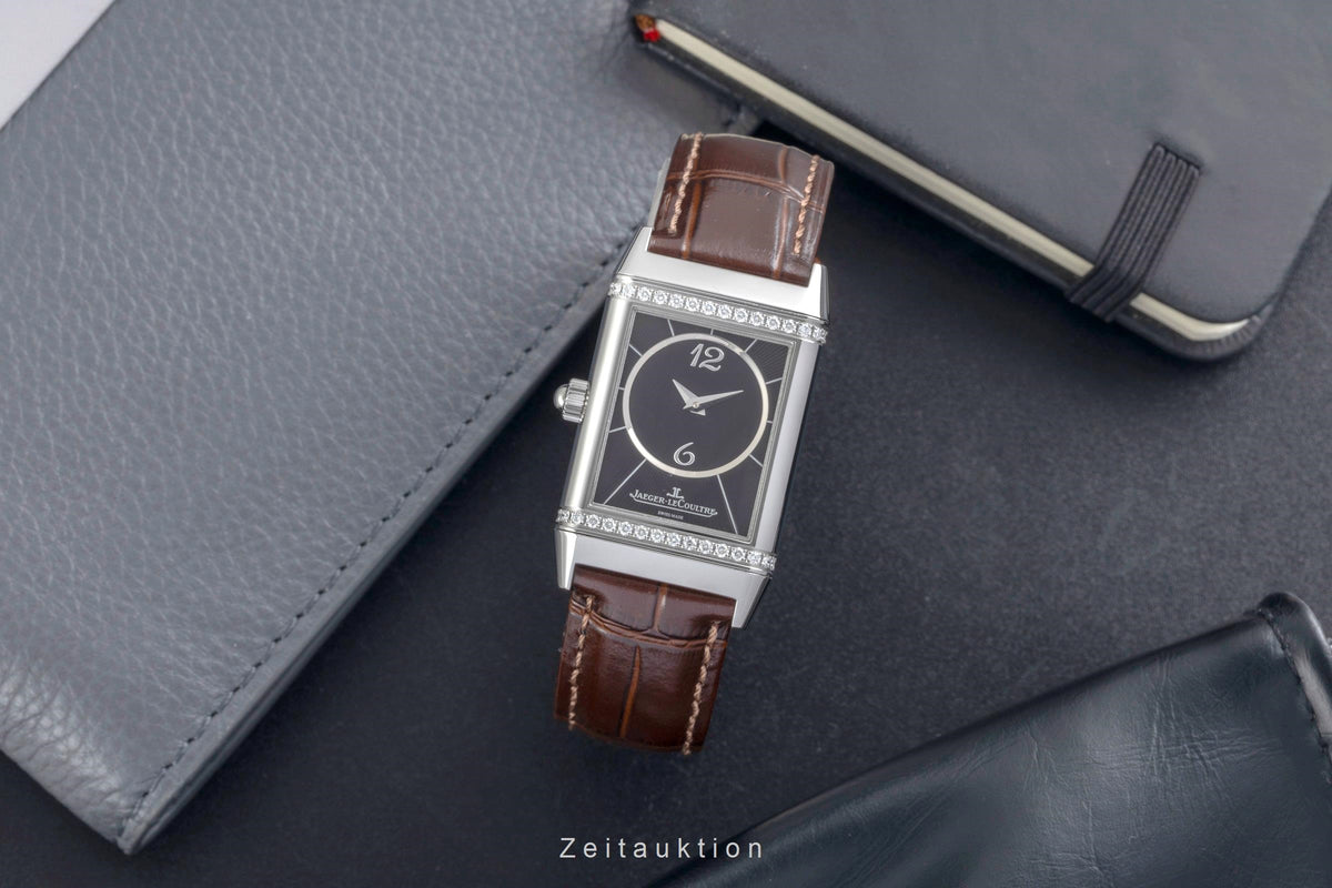 Jaeger LeCoultre Reverso Duetto Stahl Handaufzug Damenuhr Q2568403 256.8.75 [2605884]