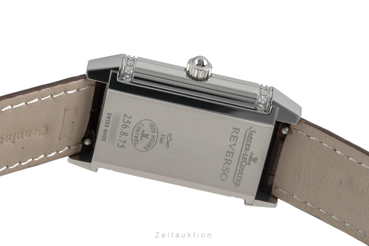 Jaeger LeCoultre Reverso Duetto Stahl Handaufzug Damenuhr Q2568403 256.8.75 [2605884]