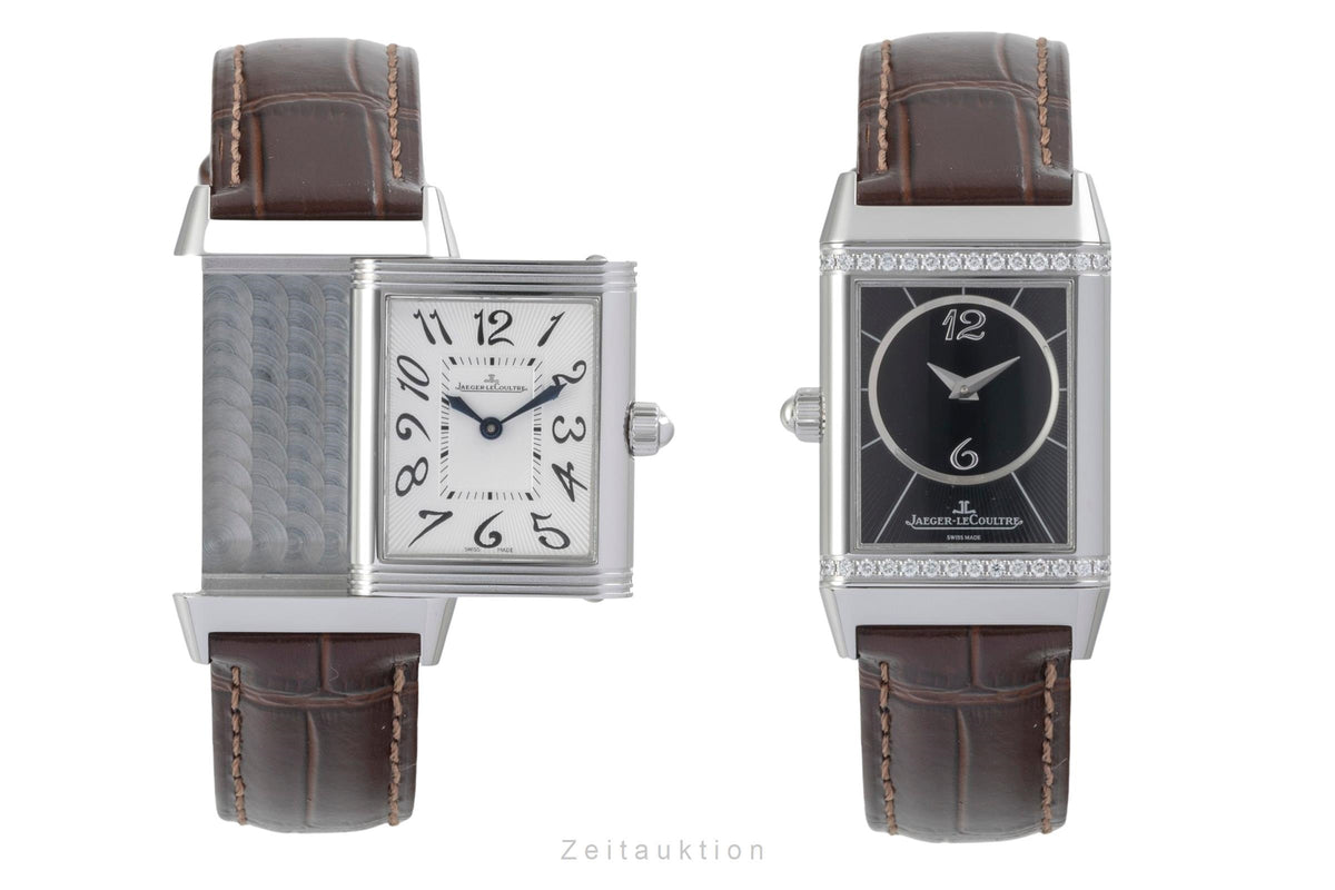 Jaeger LeCoultre Reverso Duetto Stahl Handaufzug Damenuhr Q2568403 256.8.75 [2605884]