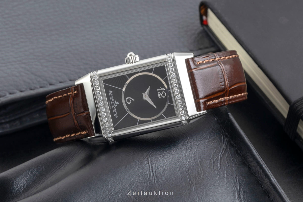 Jaeger LeCoultre Reverso Duetto Stahl Handaufzug Damenuhr Q2568403 256.8.75 [2605884]
