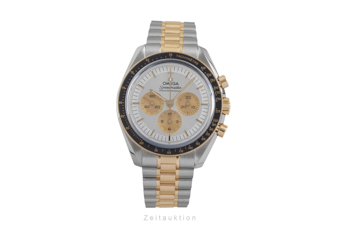 Omega Speedmaster Moonwatch chronographe acier / or  à remontage manuel montre pour hommes 310.20.42.50.02.001 LP: 20400EUR  [2605886]