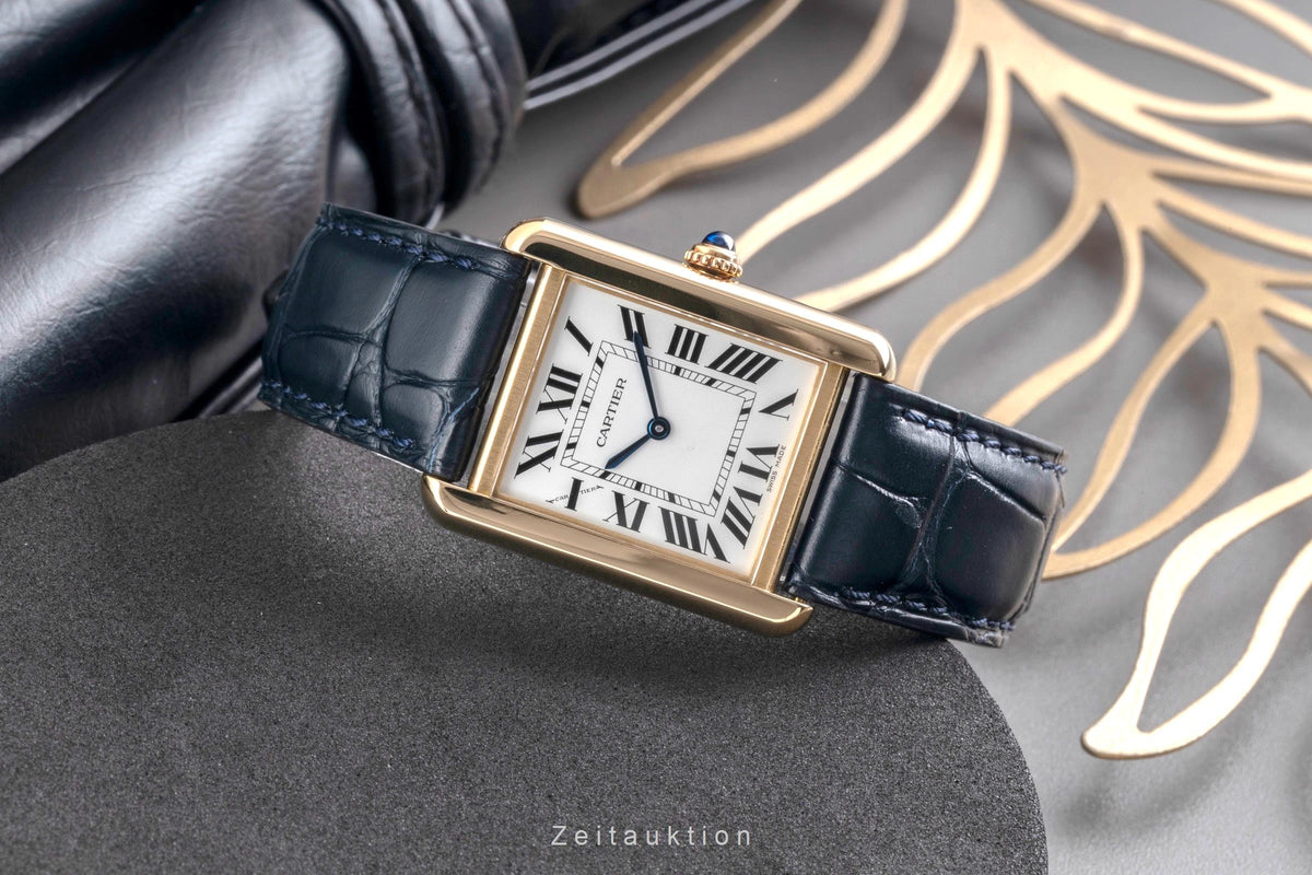 Cartier Tank steel / gold quartz women's watch W5200002  [2605895]