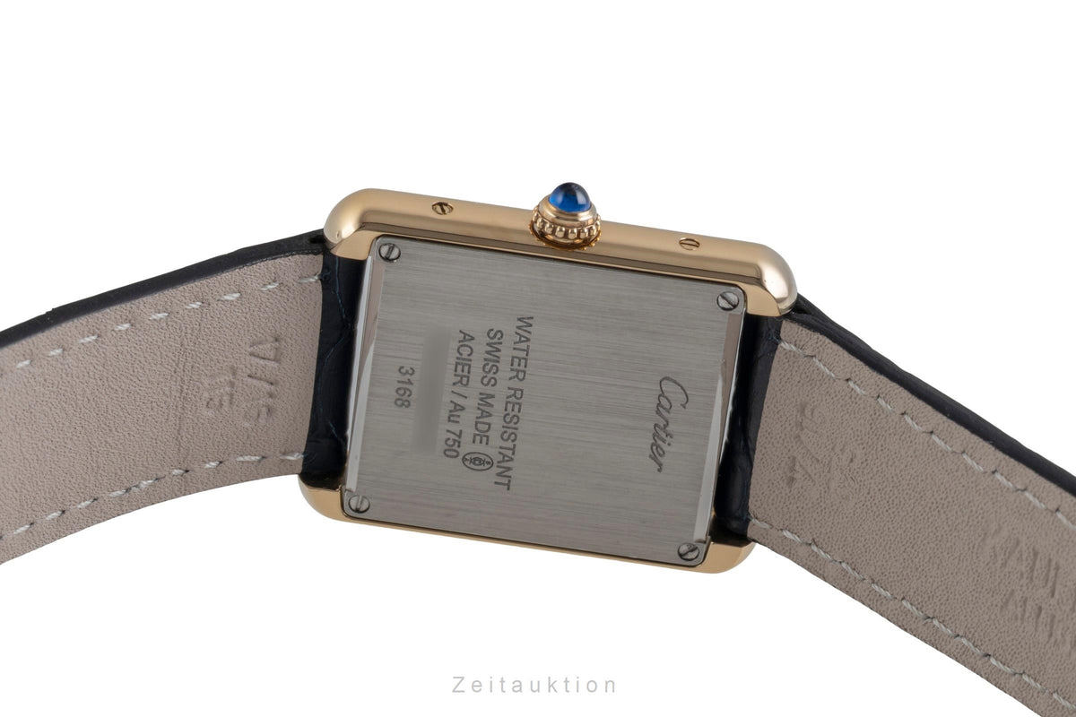 Cartier Tank steel / gold quartz women's watch W5200002  [2605895]