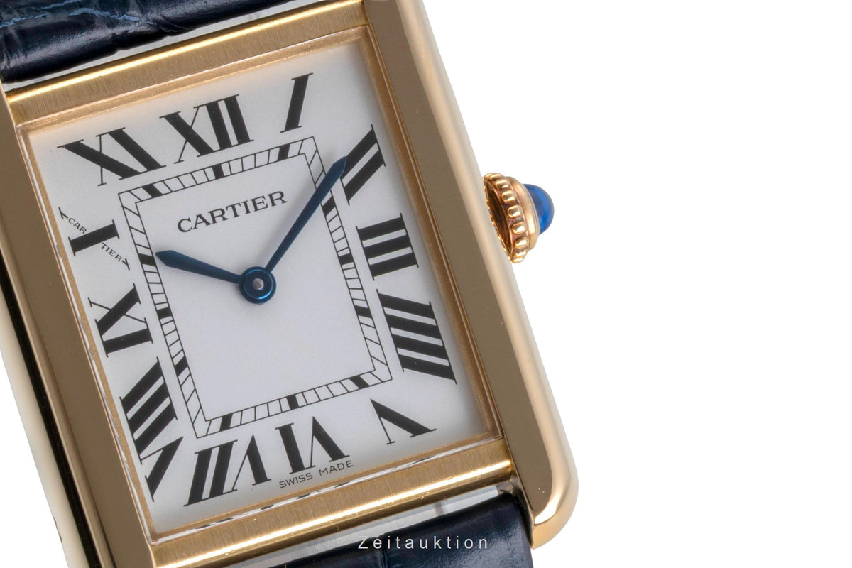 Cartier Tank steel / gold quartz women's watch W5200002  [2605895]