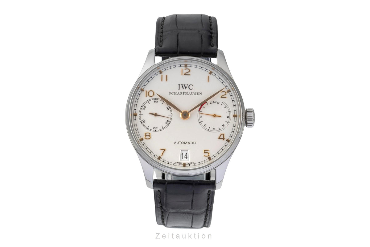 IWC Portugieser acciaio automatismo orologio da uomo IW500114  [2605896]