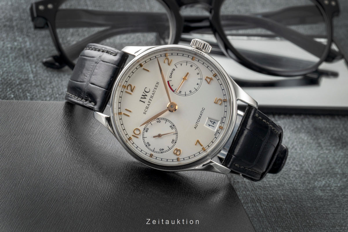 IWC Portugieser acciaio automatismo orologio da uomo IW500114  [2605896]